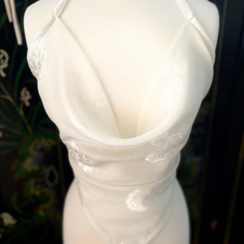 Handmade Cowl neck halter top